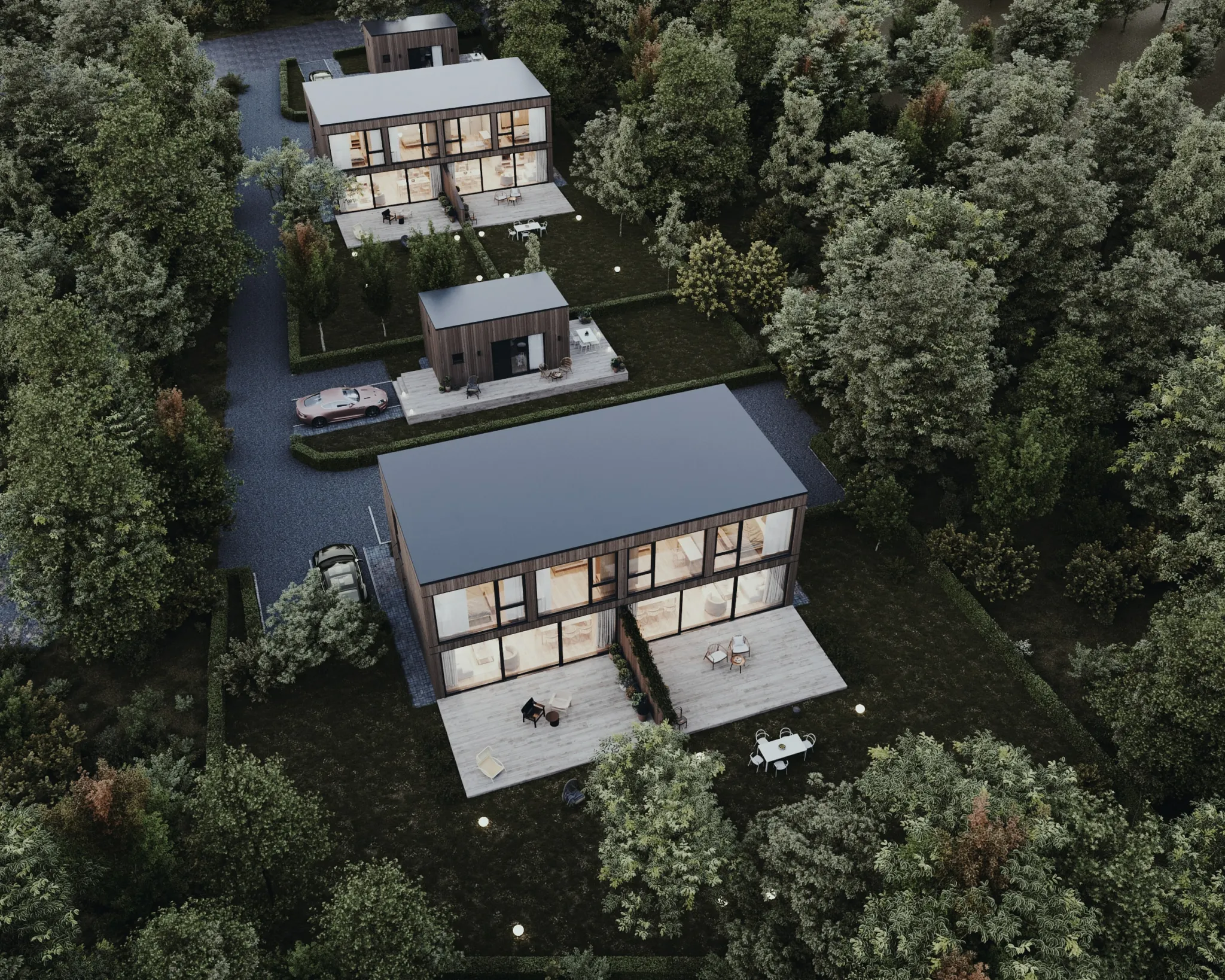 Arkitekttegnet tomannsbolig