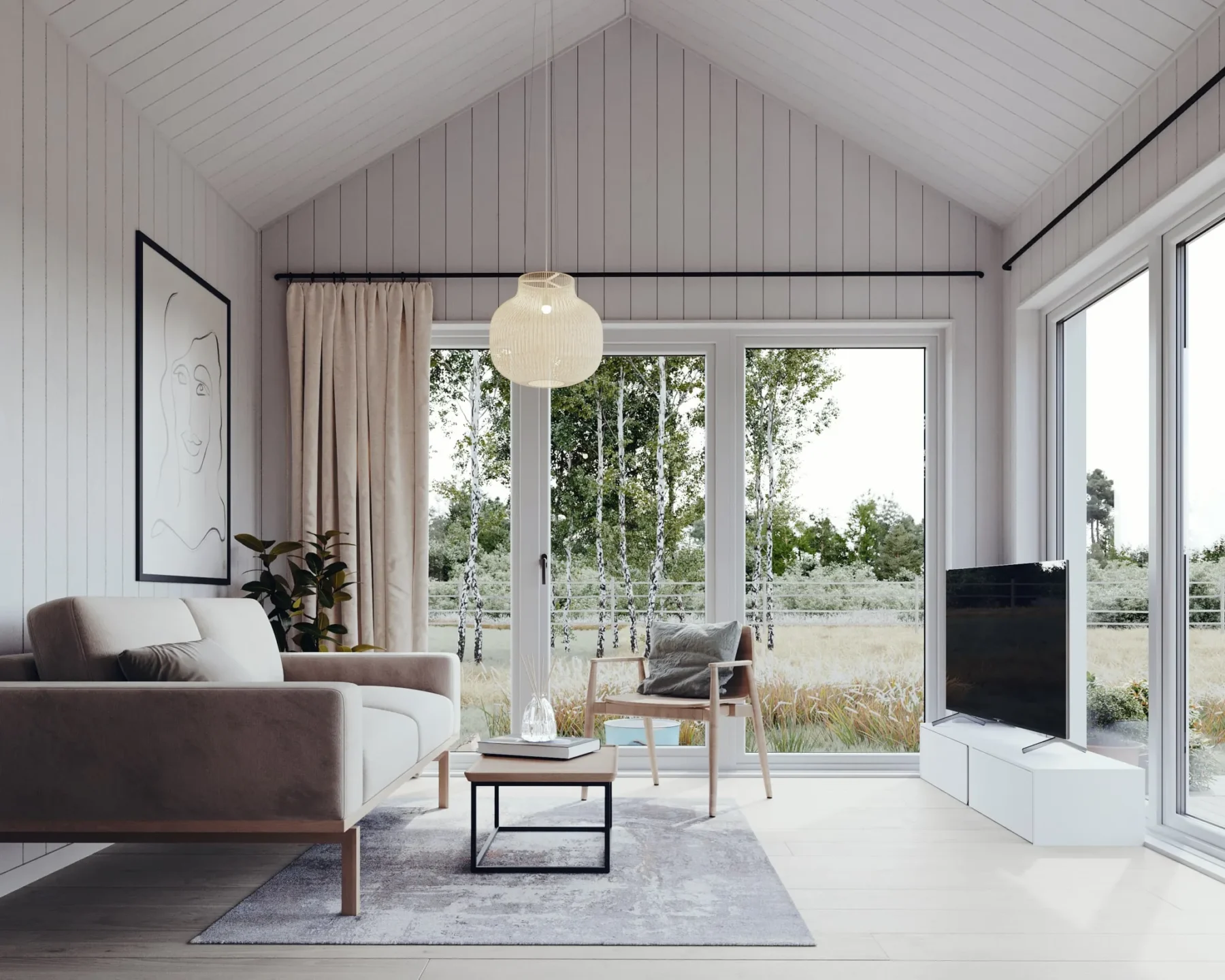 Fritidshus_Klassisk_50.1_Interiør_Stue_sofa_vindu